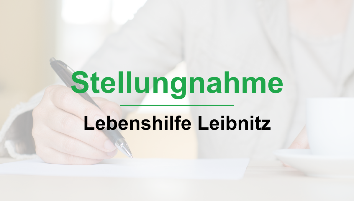 Stellungnahme zu Lebenshilfe Leibnitz