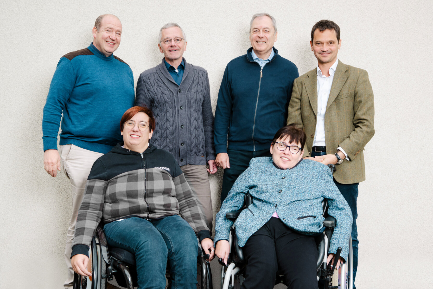 Anton Henckel-Donnersmarck, Wilfried Pleger, Bernhard Schmid, Philippe Narval, Nicole Braunstein und Hanna Kamrat